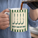 Custom 3D Inflated Effect Printed Mug - Personalized Father's Day Birthday Golf Gifts For Dad, Grandpa - Winning Like a Legend