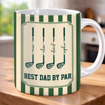 Custom 3D Inflated Effect Printed Mug - Personalized Father's Day Birthday Golf Gifts For Dad, Grandpa - Winning Like a Legend