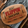 Custom Platter - Personalized Father's Day Birthday Gifts For Dad, Grandpa - Smoke Meat Enjoy Life