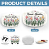Grandma’s Heart Is A Garden Of Love - Family Personalized Custom Platter - Gift For Mom, Grandma