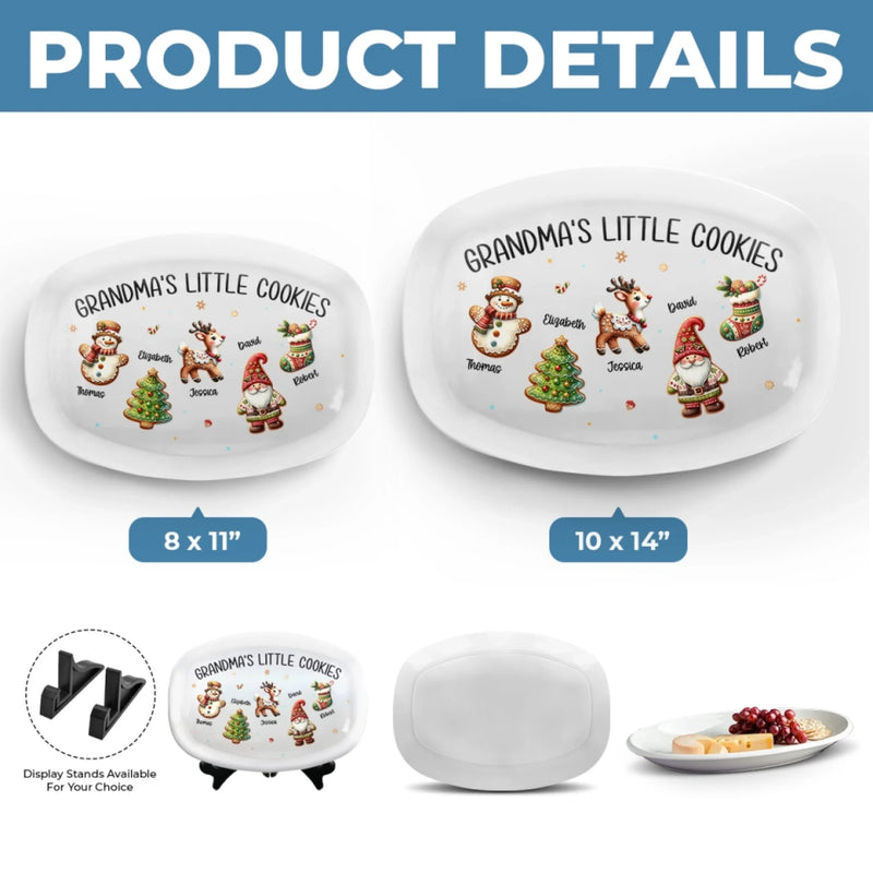 Families Are The Best Gift Of All - Family Personalized Custom Platter - Christmas Gift For Mom, Grandma