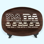 Custom Name Dad Gifts for Father - Personalized Platter
