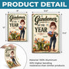 Custom Home Decor Metal Sign - Personalized  Birthday Garden Gifts For Gardeners - Greenery Is My Therapy