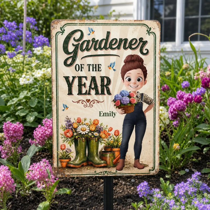 Custom Home Decor Metal Sign - Personalized  Birthday Garden Gifts For Gardeners - Greenery Is My Therapy