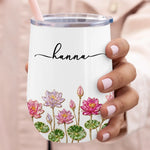 Custom Wine Tumbler - Personalized Best Friend Birthday Gifts For Women, Besties, Sisters, BFF, Family, Yourself - Self Love Sip Club
