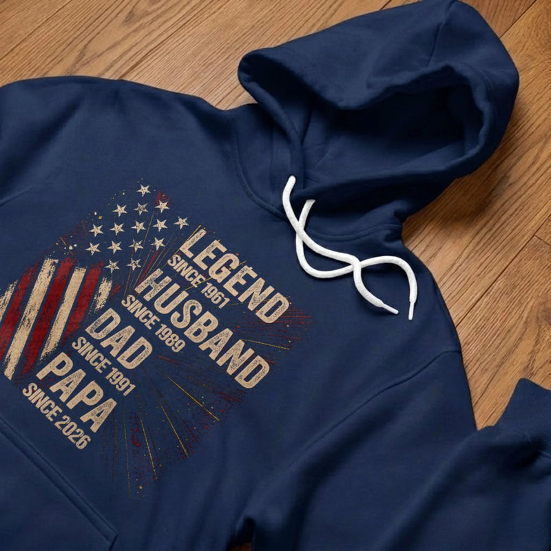 Custom T-shirt, Hoodie - Personalized Father's Day Birthday Gifts For Dad, Grandpa - Built By Family Love