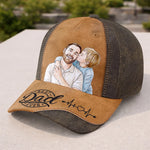 Custom Photo Cap - Personalized Father's Day Birthday Gifts For Dad, Grandpa - Dad Mode Activated