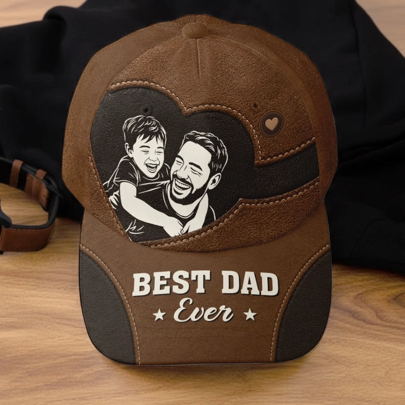 Custom Photo Cap - Personalized Father's Day Birthday Gifts For Dad, Grandpa - Timeless Style Legendary Dad