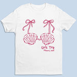 Custom T-shirt, Premium T-shirt, Hoodie - Personalized Summer Vacation And Travel Gifts For Best Friends, Family - Forever Your Island Girls