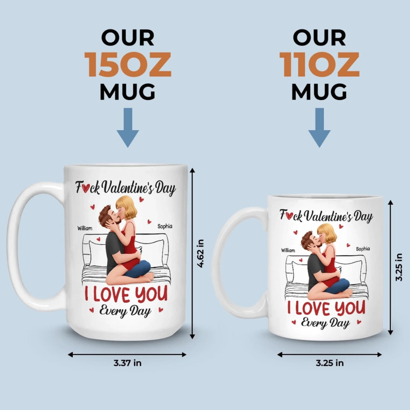 Custom Mug - Personalized Anniversary Wedding Gifts For Husband And Wife, Him And Her - One Life One Love