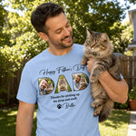 Custom Photo Life Is Better With You Dad - Dog Personalized Custom Unisex T-shirt, Premium T-shirt, Hoodie - Father's Day, Gift For Dad, Dog Lovers, Pet Owners, Pet Lovers