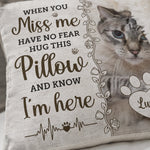 Custom Pet Photo Memorial Gifts for Dog Lovers - Personalized Pillow