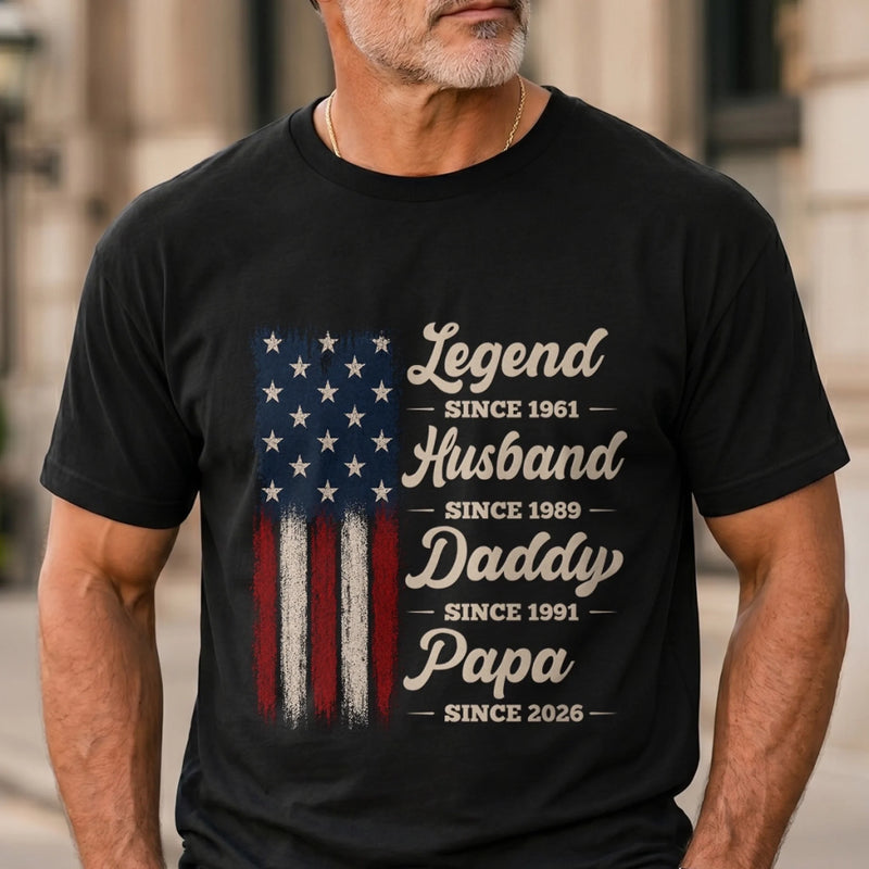 Custom T-shirt, Hoodie - Personalized Father's Day Birthday Gifts For Dad, Grandpa - Dad Makes Every Day Better