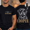 Custom Photo Unisex T-shirt - Personalized Father's Day Birthday Gifts For Dog Cat Lovers, Dog Dad And Mom, Cat Owners - Rescued By My Fur Baby