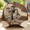 Custom Photo Cap - Personalized Father's Day Gifts For Dad, Grandpa - Best Dad In The World