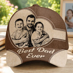 Custom Photo Cap - Personalized Father's Day Gifts For Dad, Grandpa - Best Dad In The World