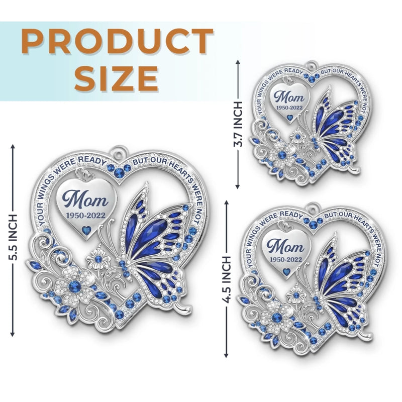 Custom Acrylic Ornament - Personalized Christmas Memorial Sympathy Gifts For Loss Of Mom, Dad - Love Echoes Through Time