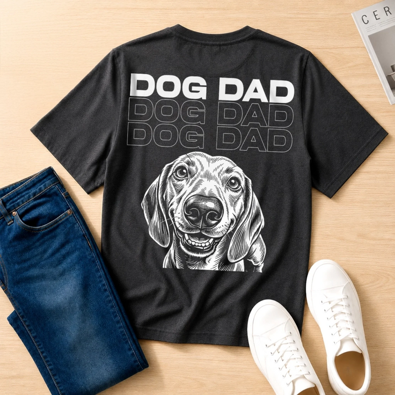 Custom Photo T-shirt, Hoodie - Personalized Father's Day Birthday Gifts For Dog Cat Lovers, Dog Dad And Mom, Cat Owners - Love Comes With Fur And Paws