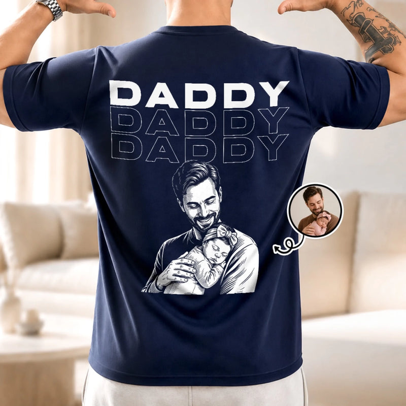 Custom Photo T-shirt, Hoodie - Personalized Father's Day Birthday Gifts For Dad, Grandpa - Dad’s Love Means Everything