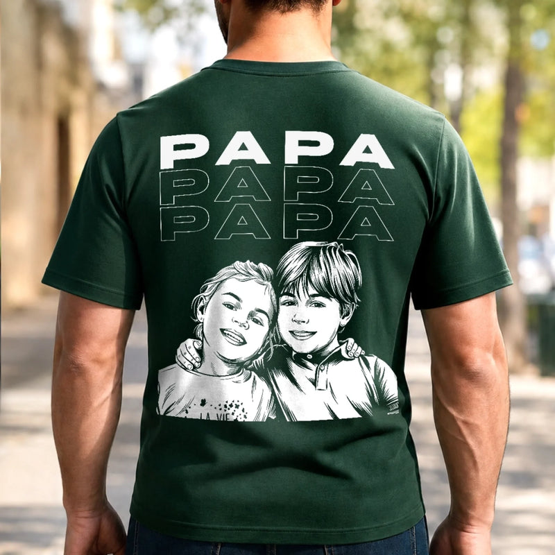 Custom Photo T-shirt, Hoodie - Personalized Father's Day Birthday Gifts For Dad, Grandpa - Dad’s Love Means Everything