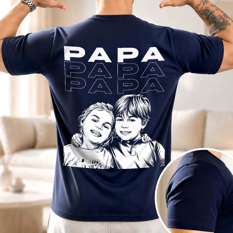 Custom Photo T-shirt, Hoodie - Personalized Father's Day Birthday Gifts For Dad, Grandpa - Dad’s Love Means Everything