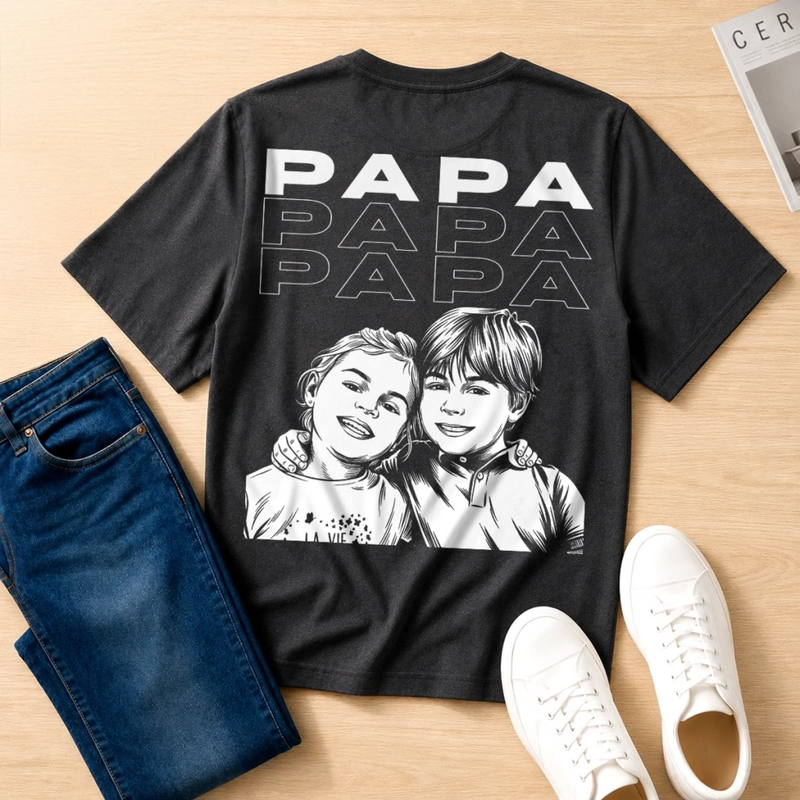Custom Photo T-shirt, Hoodie - Personalized Father's Day Birthday Gifts For Dad, Grandpa - Dad’s Love Means Everything