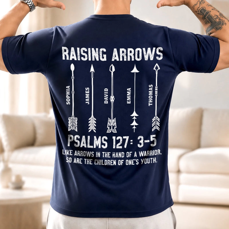 Custom Christian T-shirt, Hoodie - Personalized Father's Day Birthday Gifts For Dad, Grandpa - Made By Love Raised By Dad