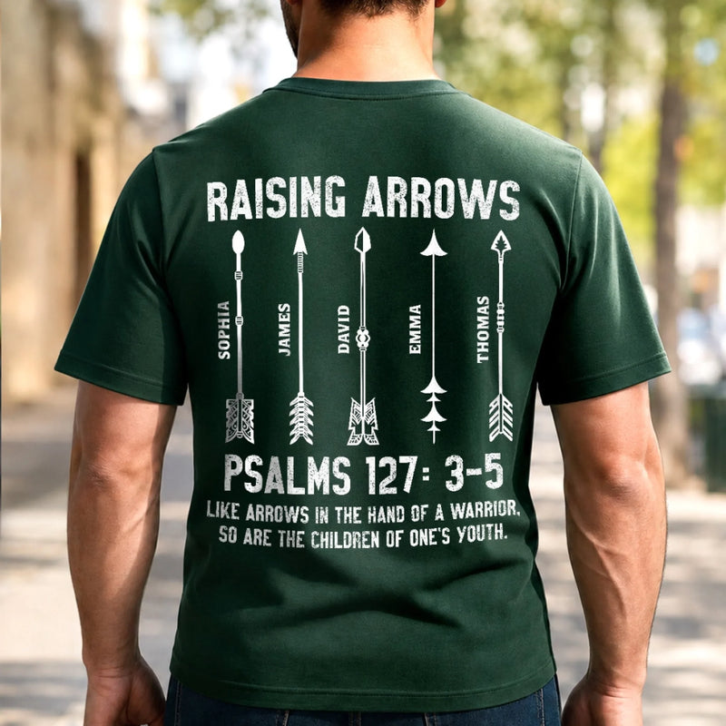 Custom Christian T-shirt, Hoodie - Personalized Father's Day Birthday Gifts For Dad, Grandpa - Made By Love Raised By Dad