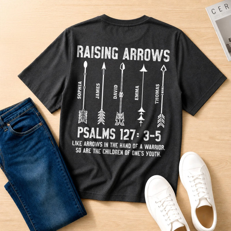 Custom Christian T-shirt, Hoodie - Personalized Father's Day Birthday Gifts For Dad, Grandpa - Made By Love Raised By Dad