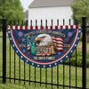 Custom Non-Pleated Fan Flag -  Personalized America 250th Anniversary Gifts For Mom, Dad, Brother, Sister, Kids - Born To Celebrate Freedom