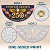 Custom Non-Pleated Fan Flag -  Personalized America 250th Anniversary Gifts For Mom, Dad, Brother, Sister, Kids - Proud Loud American