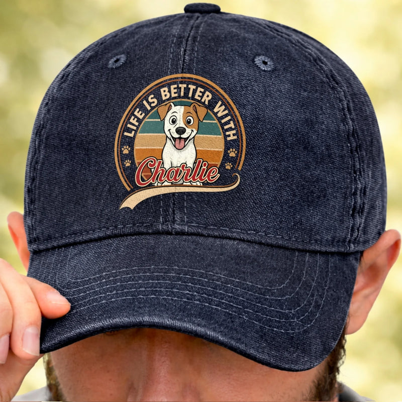 Custom Cap - Personalized Father's Day Gifts For Dog Cat Lovers, Dog Dad, Cat Owners - Professional Pet Cuddler