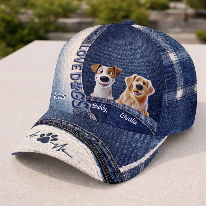 Custom Cap - Personalized Birthday Gifts For Dog Cat Lovers, Dog Dad And Mom, Cat Owners - Pawsitively The Coolest Cap
