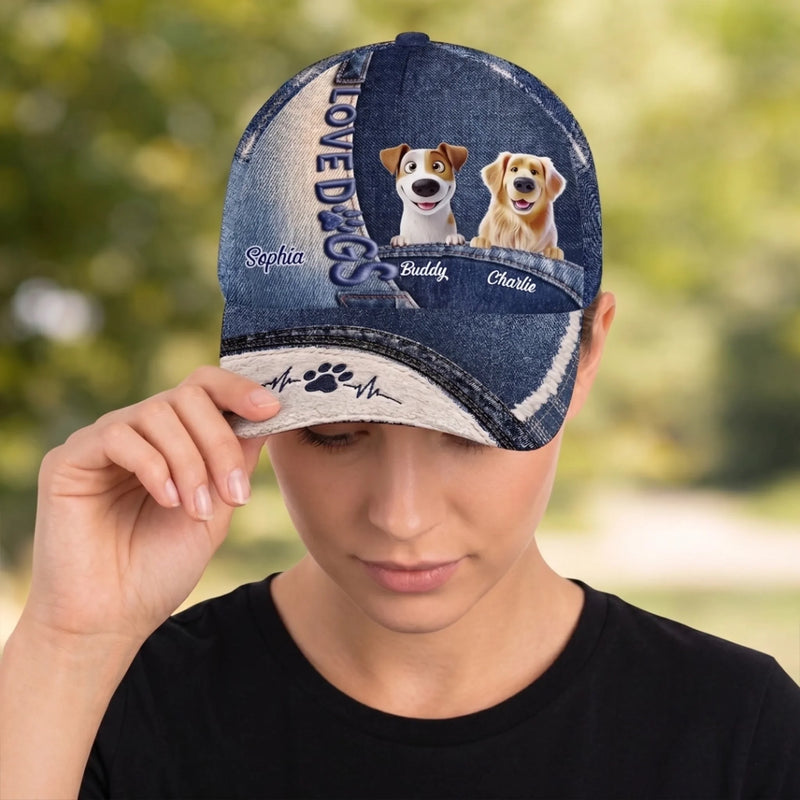 Custom Cap - Personalized Birthday Gifts For Dog Cat Lovers, Dog Dad And Mom, Cat Owners - Pawsitively The Coolest Cap