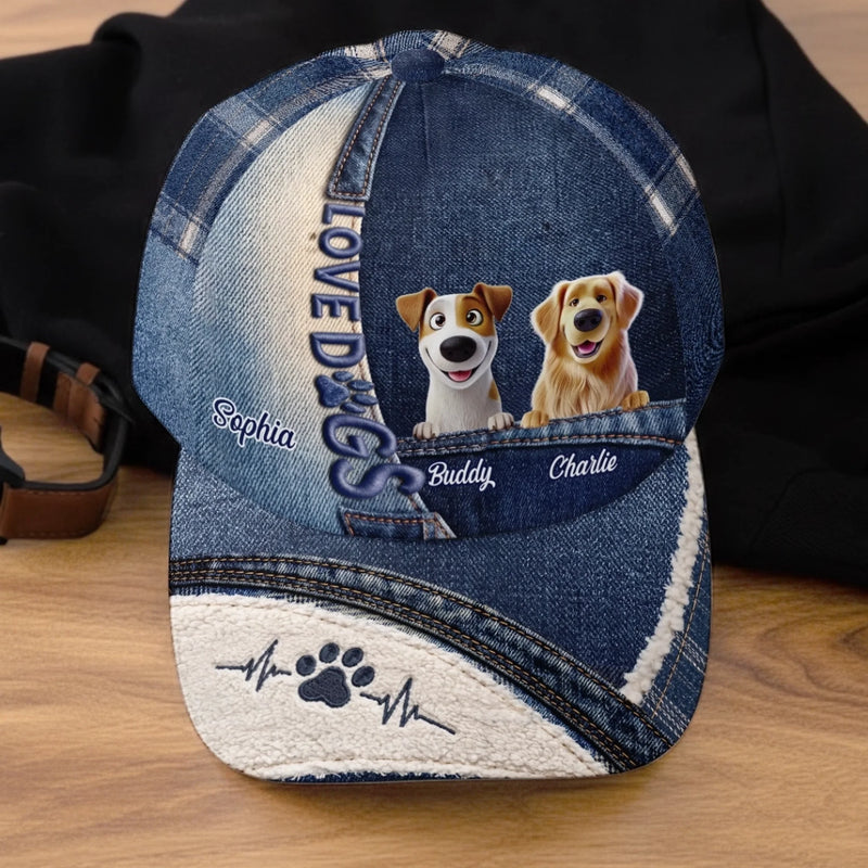 Custom Cap - Personalized Birthday Gifts For Dog Cat Lovers, Dog Dad And Mom, Cat Owners - Pawsitively The Coolest Cap