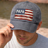 Custom Cap - Personalized Father's Day Birthday Gifts For Dad, Grandpa - Dad Is Always My Hero