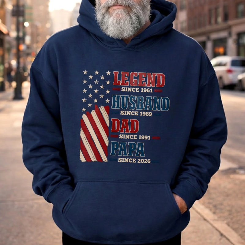 Custom T-shirt, Hoodie - Personalized Father's Day Birthday Gifts For Dad, Grandpa - Built Tough Loved Deeply