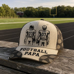 Custom American Football Cap - Personalized Father's Day Birthday Gifts For Dad, Grandpa, Football Lovers, Sports Fans, Sports Lovers - Friday Night Lights Forever