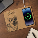 Custom Photo Charging Mat - Personalized Father's Day Birthday Gifts For Dog Cat Lovers, Dog Dad And Mom, Cat Owners - Pets Make A House Home