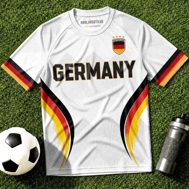 Custom Men's Germany 2026 Jersey Shirt - Personalized Birthday Gifts For Soccer Lovers, Sports Fans, Sports Lovers - Chasing Goals And Glory