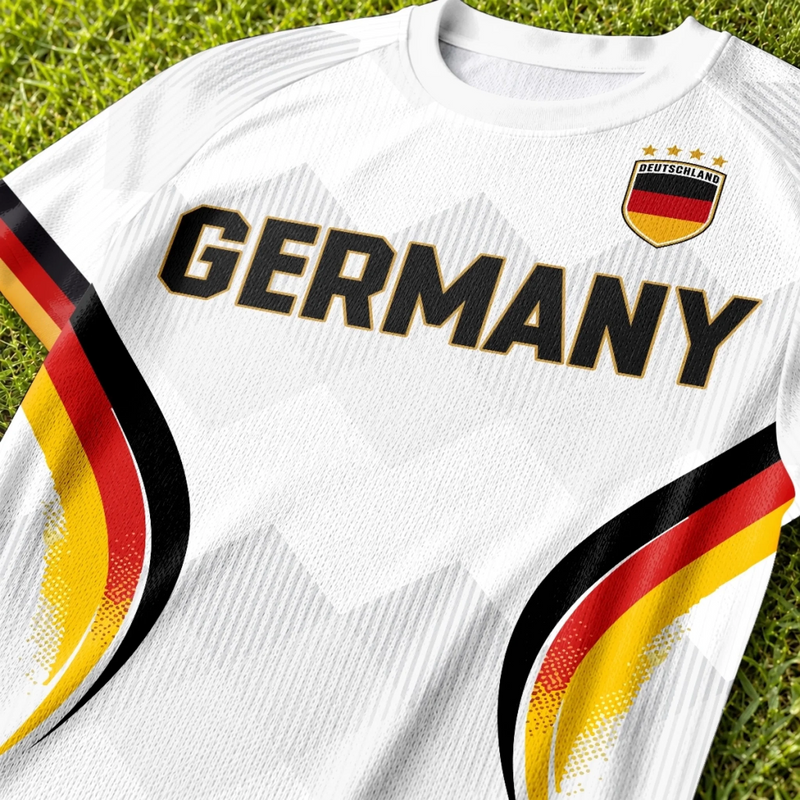 Custom Men's Germany 2026 Jersey Shirt - Personalized Birthday Gifts For Soccer Lovers, Sports Fans, Sports Lovers - Chasing Goals And Glory