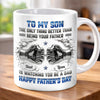 Custom 3D Inflated Effect Printed Mug - Personalized Father's Day Birthday Gifts For Son - Strong Roots Strong Bond
