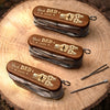 Custom 15-in-1 Pocket Multi Tool - Personalized Father's Day Birthday Gifts For Dad, Grandpa - Dad’s Survival Tool