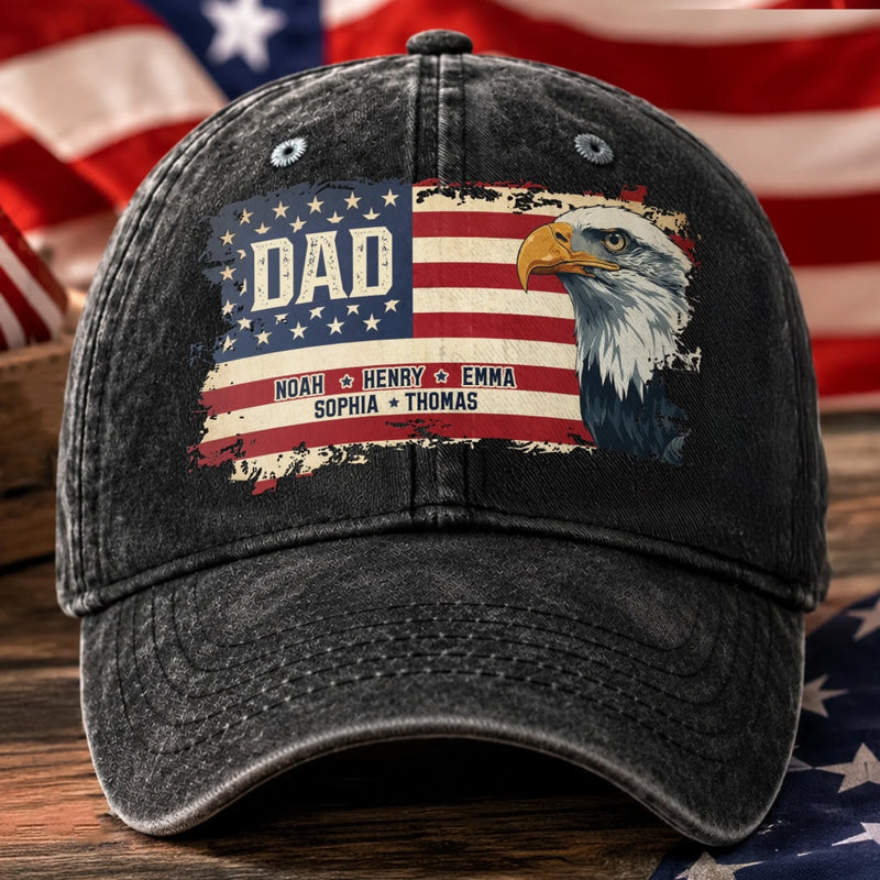 Custom Cap - Personalized Father's Day Birthday Gifts For Dad, Grandpa - Dad Mode Never Ends