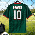 Custom Men's Mexico 2026 Jersey Shirt - Personalized Birthday Gifts For Soccer Lovers, Sports Fans, Sports Lovers - The Emerald Green Football Era