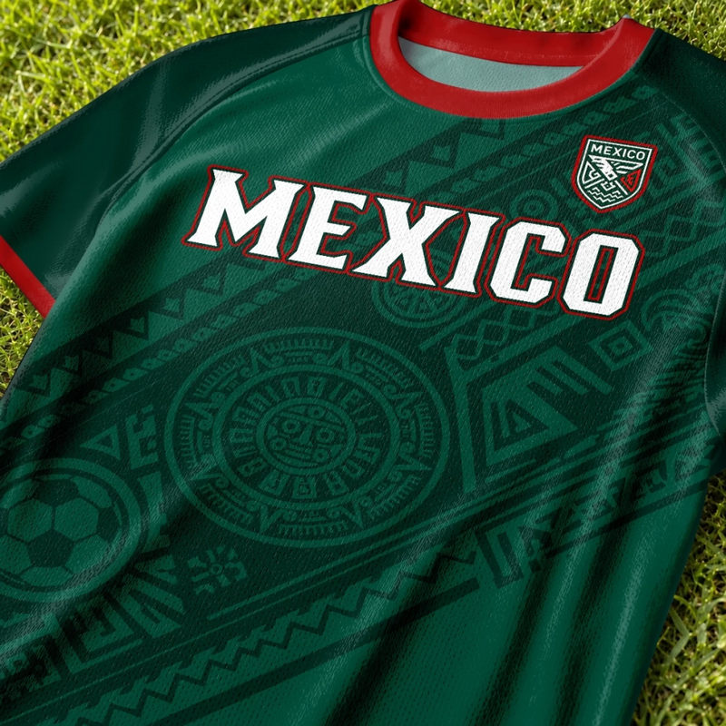 Custom Men's Mexico 2026 Jersey Shirt - Personalized Birthday Gifts For Soccer Lovers, Sports Fans, Sports Lovers - The Emerald Green Football Era