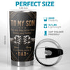 Custom Tumbler - Personalized Father's Day Birthday Gifts For Son - Son You Make Me Proud Every Day