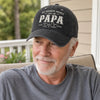 Custom Vintage Washed Denim Baseball Cap - Personalized Father's Day Birthday Gifts For Dad, Grandpa - Grandpa Never Outdated