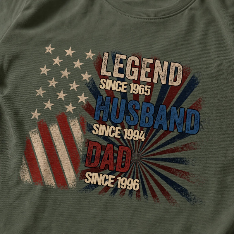 Custom T-shirt, Hoodie - Personalized Father's Day Birthday Gifts For Dad, Grandpa - Legends Become Grandpas