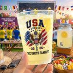 Custom International Soccer Tournament Party Cups - Personalized Birthday Gifts For Soccer Lovers, Sports Fans, Sports Lovers - Splashed With True Team Colors